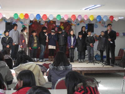 가산골마을에서 다인학교 학예회를 개최