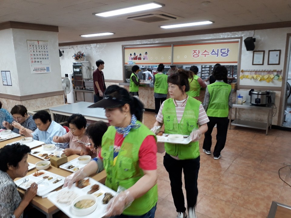 효자2동지역사회보장협의체 장수식당 배식봉사 및 도시락배달 봉사활동
