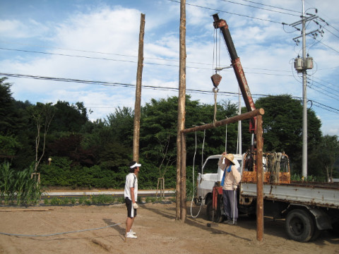 2010춘천비타민축제장 그네설치