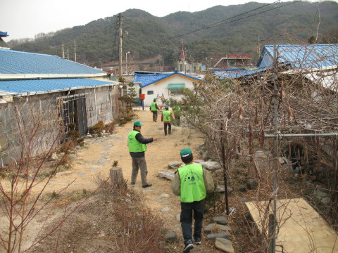 지내천 정화활동