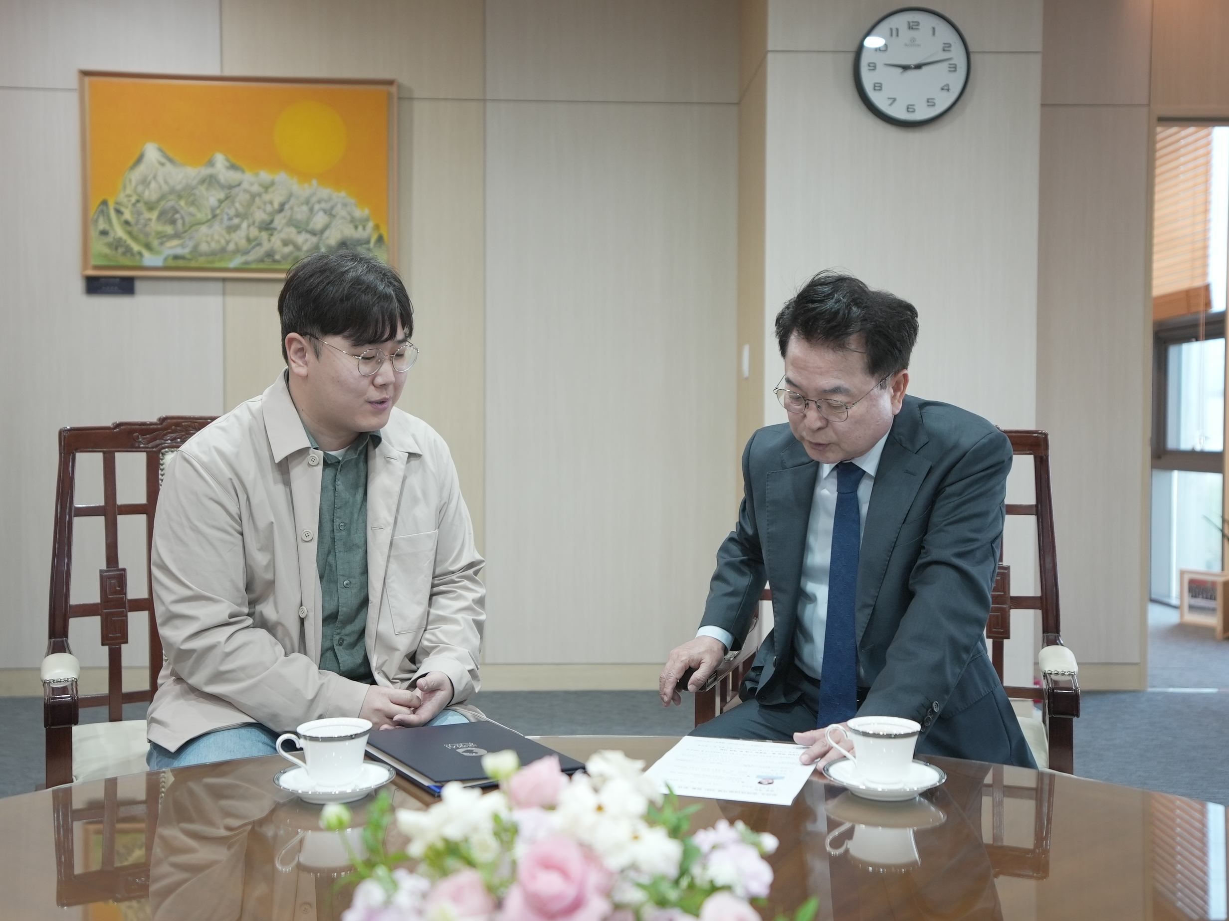 보건소 관리의사 임용장 수여식