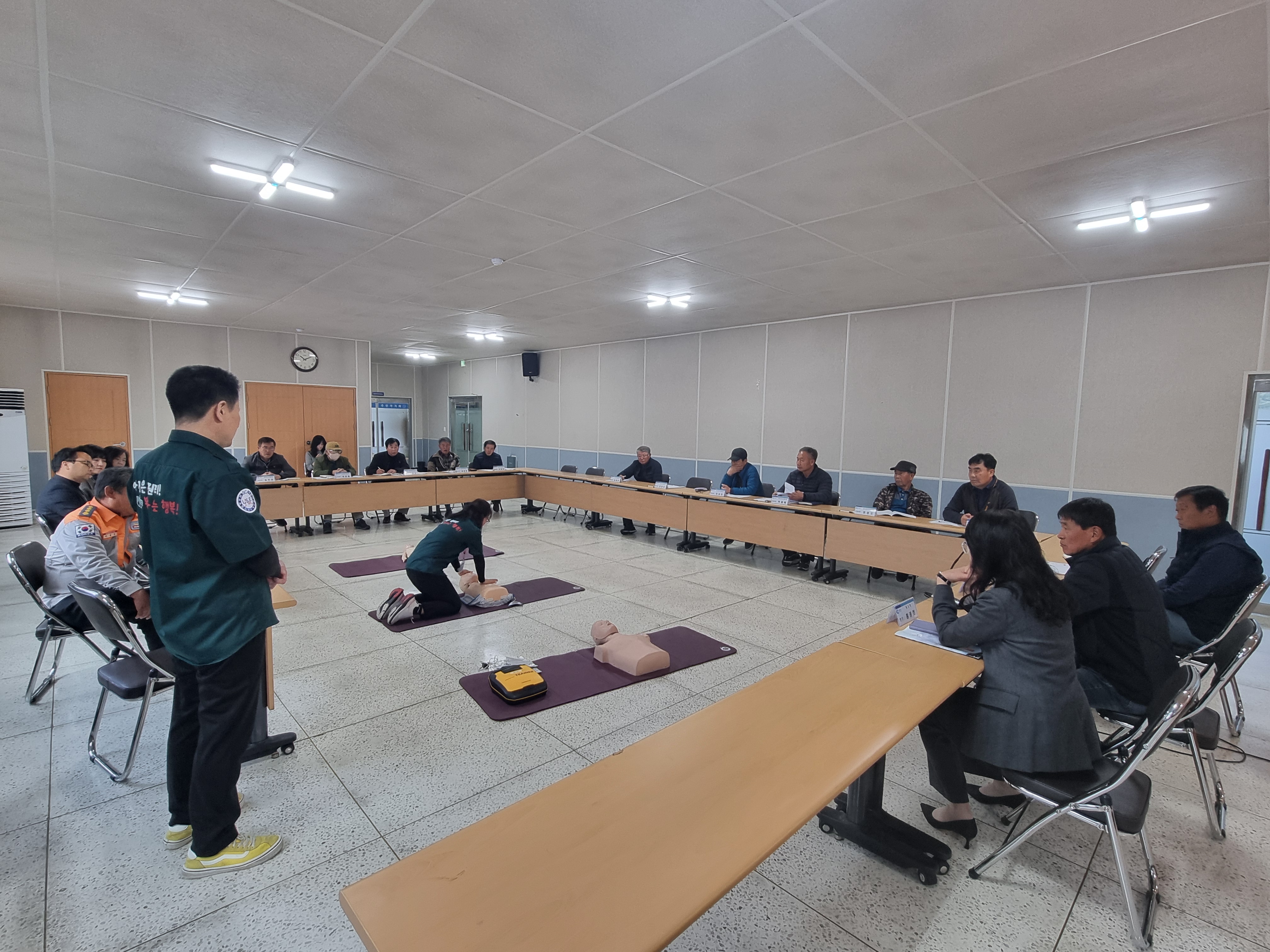 동산면 자체 심폐소생술 교육