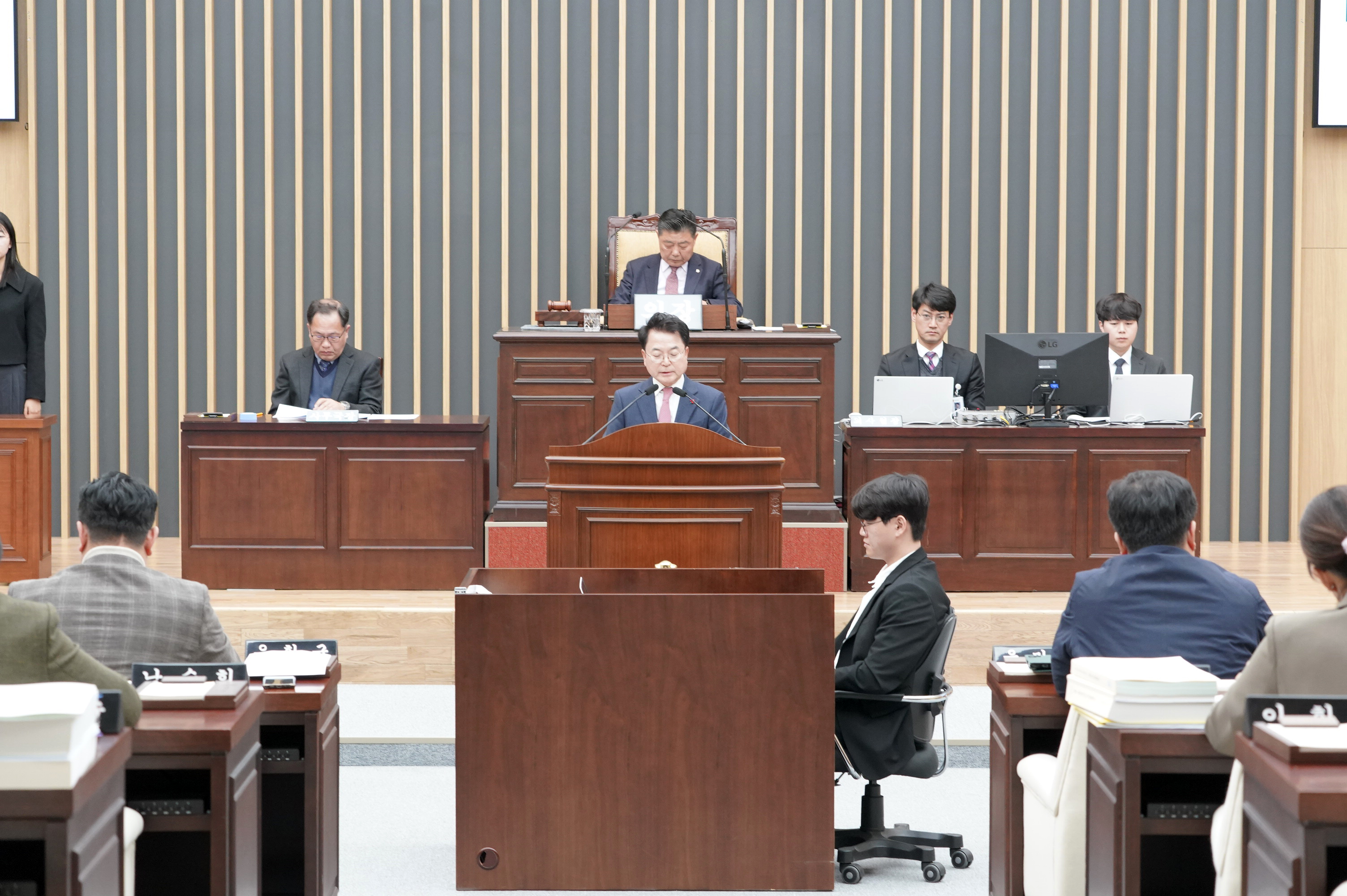 임시회 시정연설
