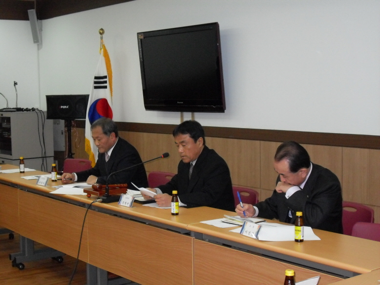 주민자치위원회 회의(2010.1)