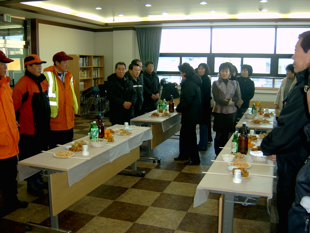 2009년 종무식 현장