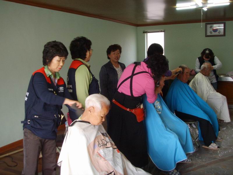 춘천시 자원봉사센터 남산면 이미용봉사