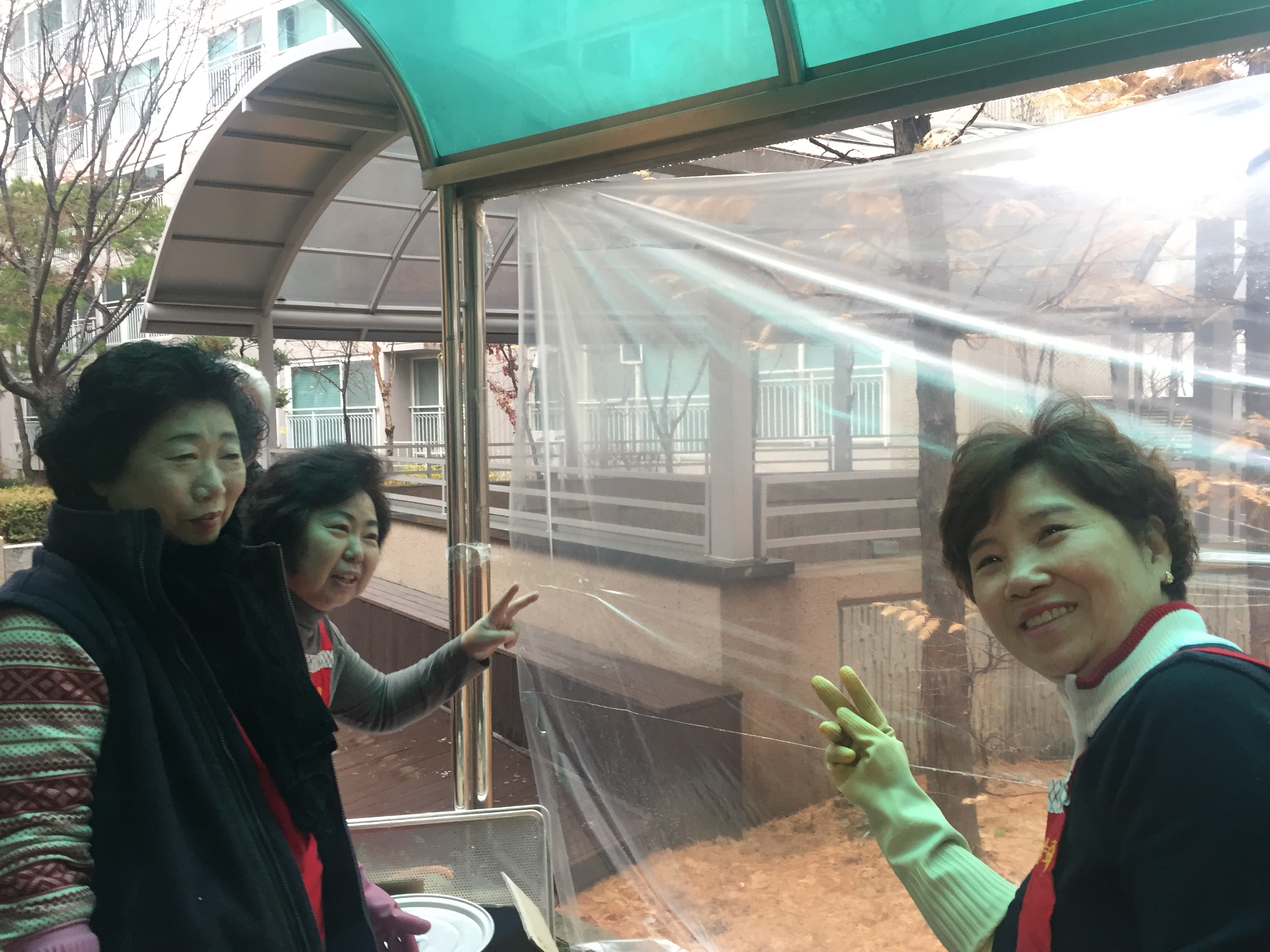 근사빵 미소지움A경로당 칼국수 봉사