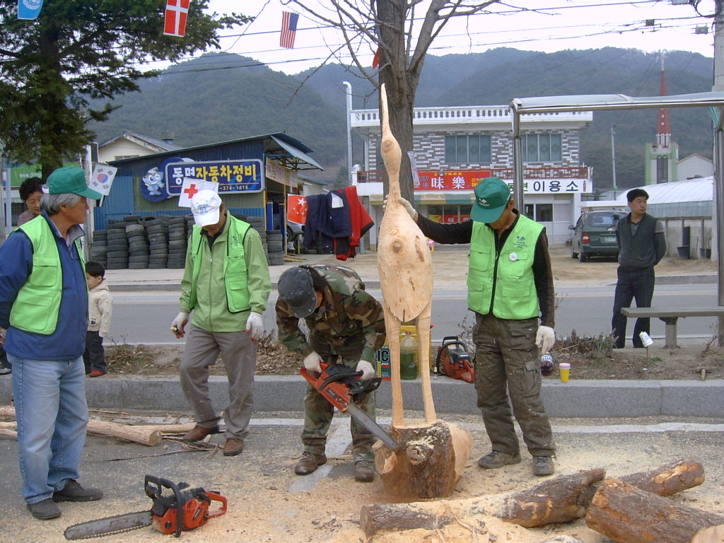 장승및 솟대깎기 경연대회 (월곡리)