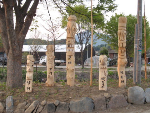 지내2리 장승및 솟대 설치
