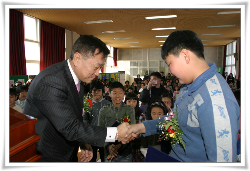 2008년 지촌초등학교 졸업식