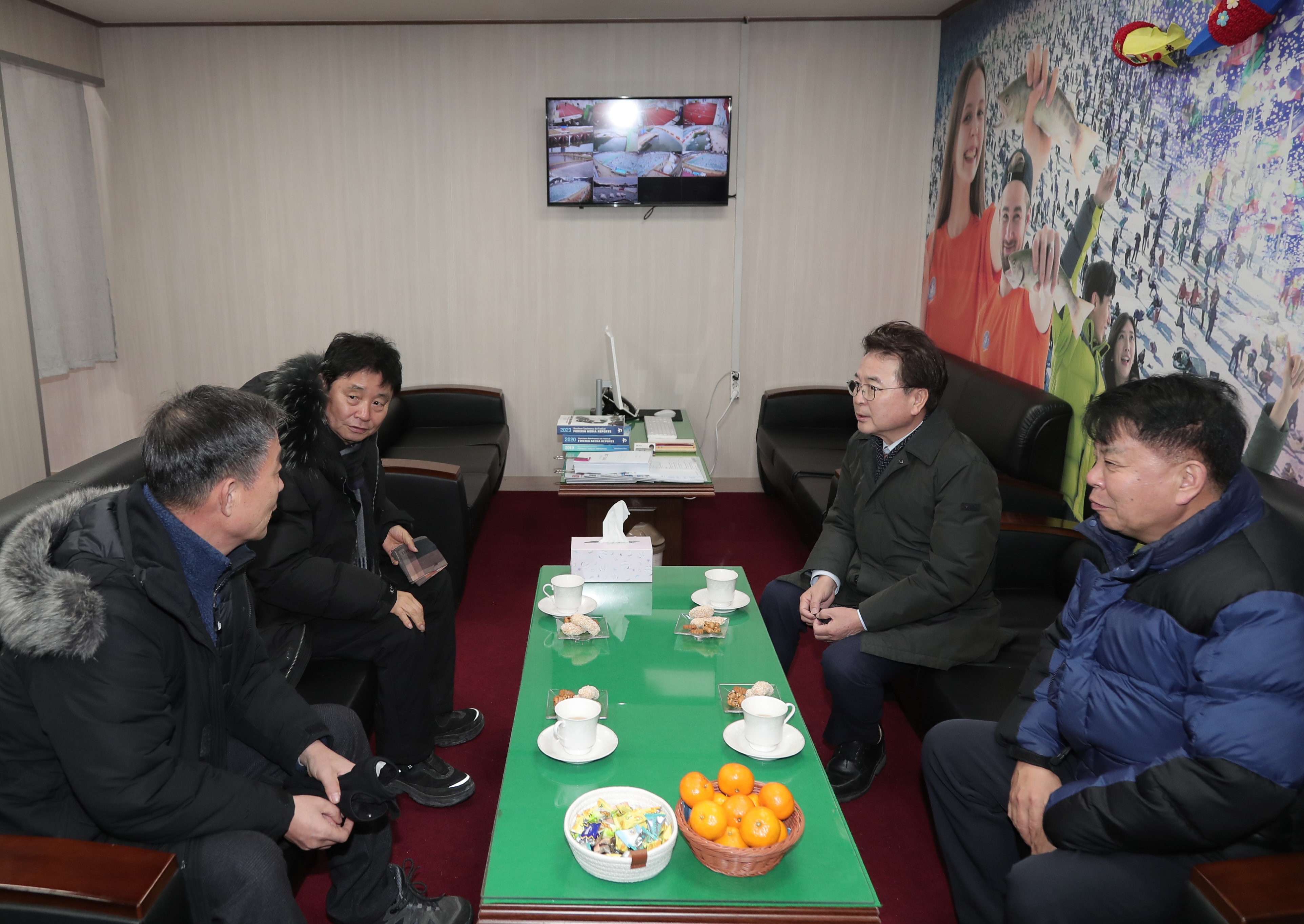 화천 산천어 축제장 방문 사진