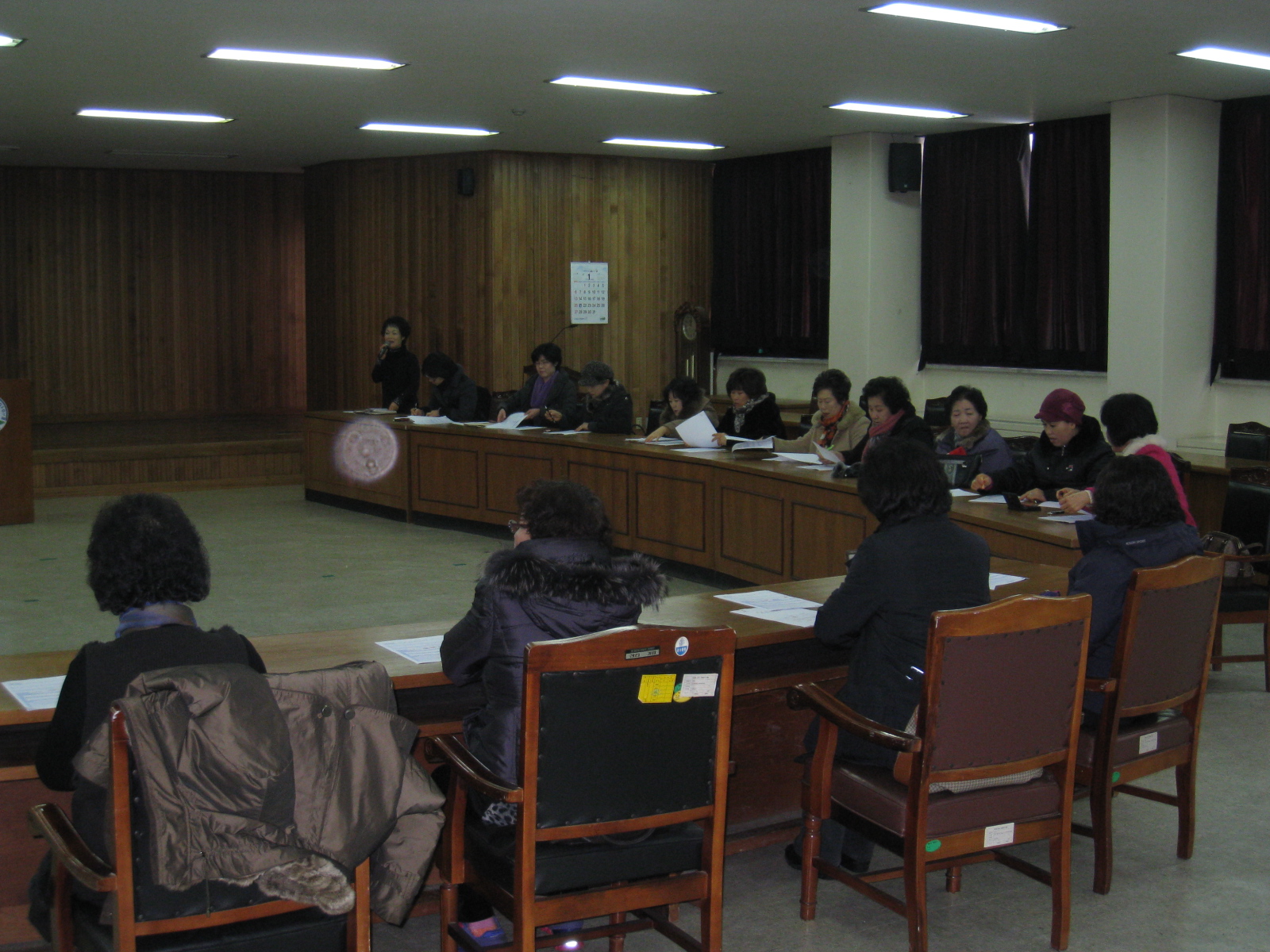 서면여성의용소방대(대장 윤금순) 정례회