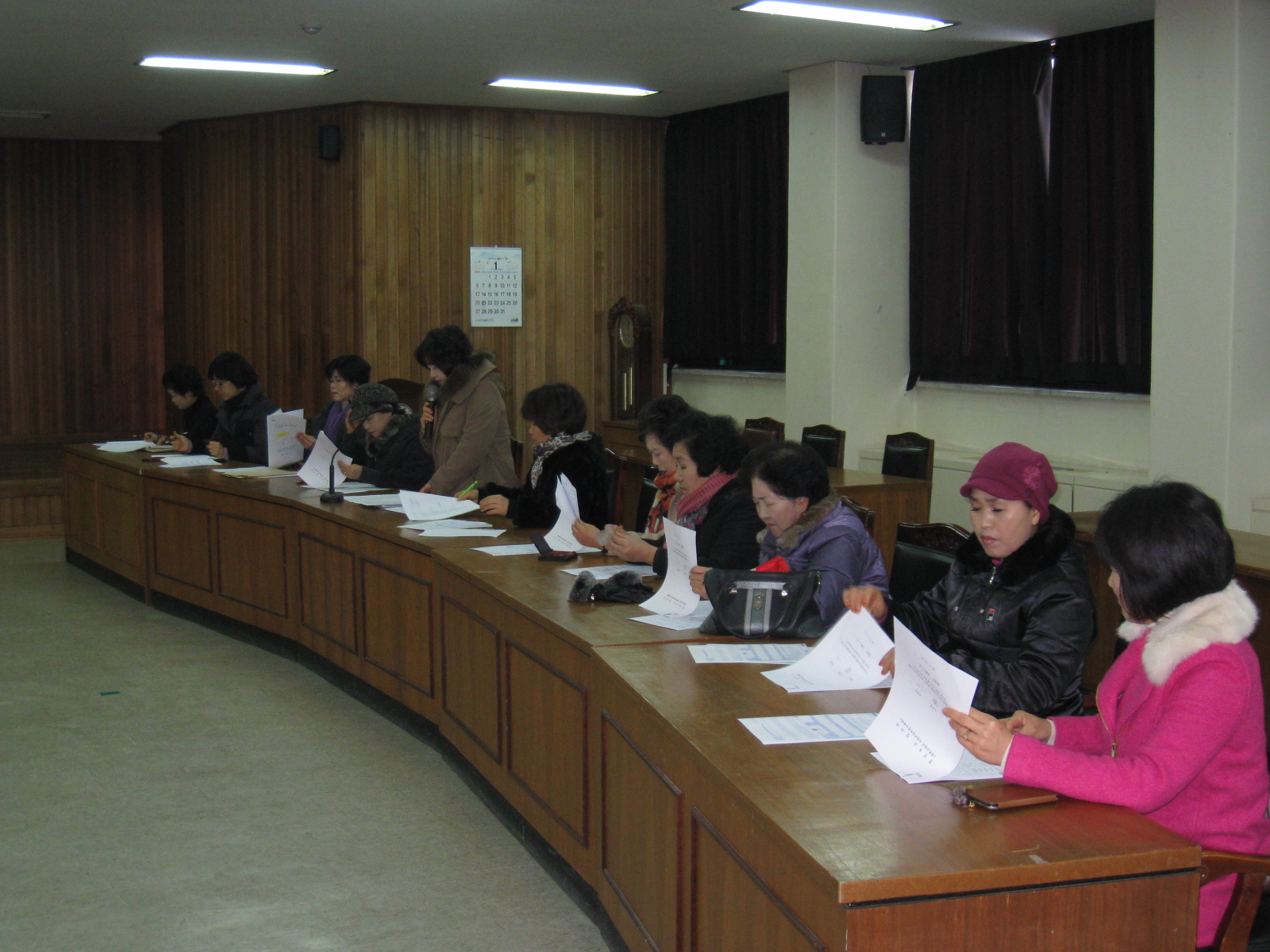 서면여성의용소방대(대장 윤금순) 정례회