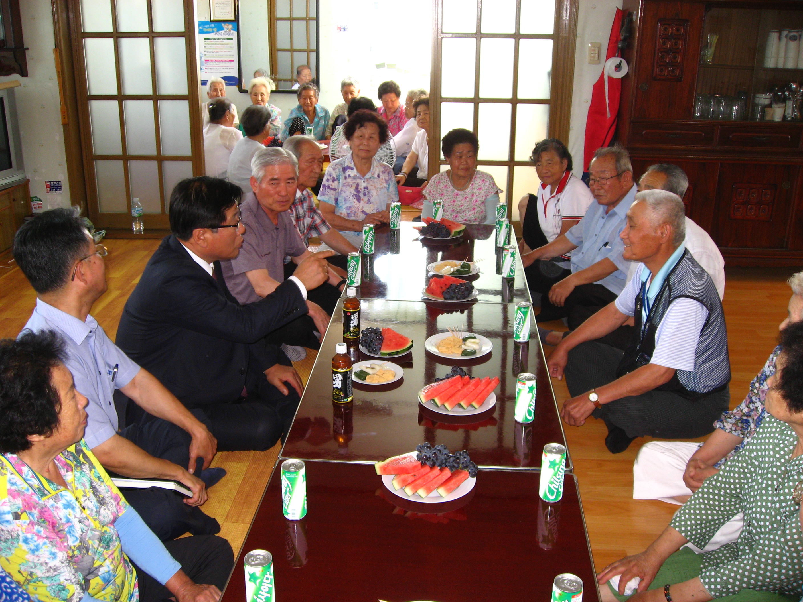 춘천시장 약사명동 경로당 방문
