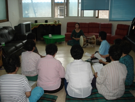한국민족예술인총연합 춘천지부 경로당