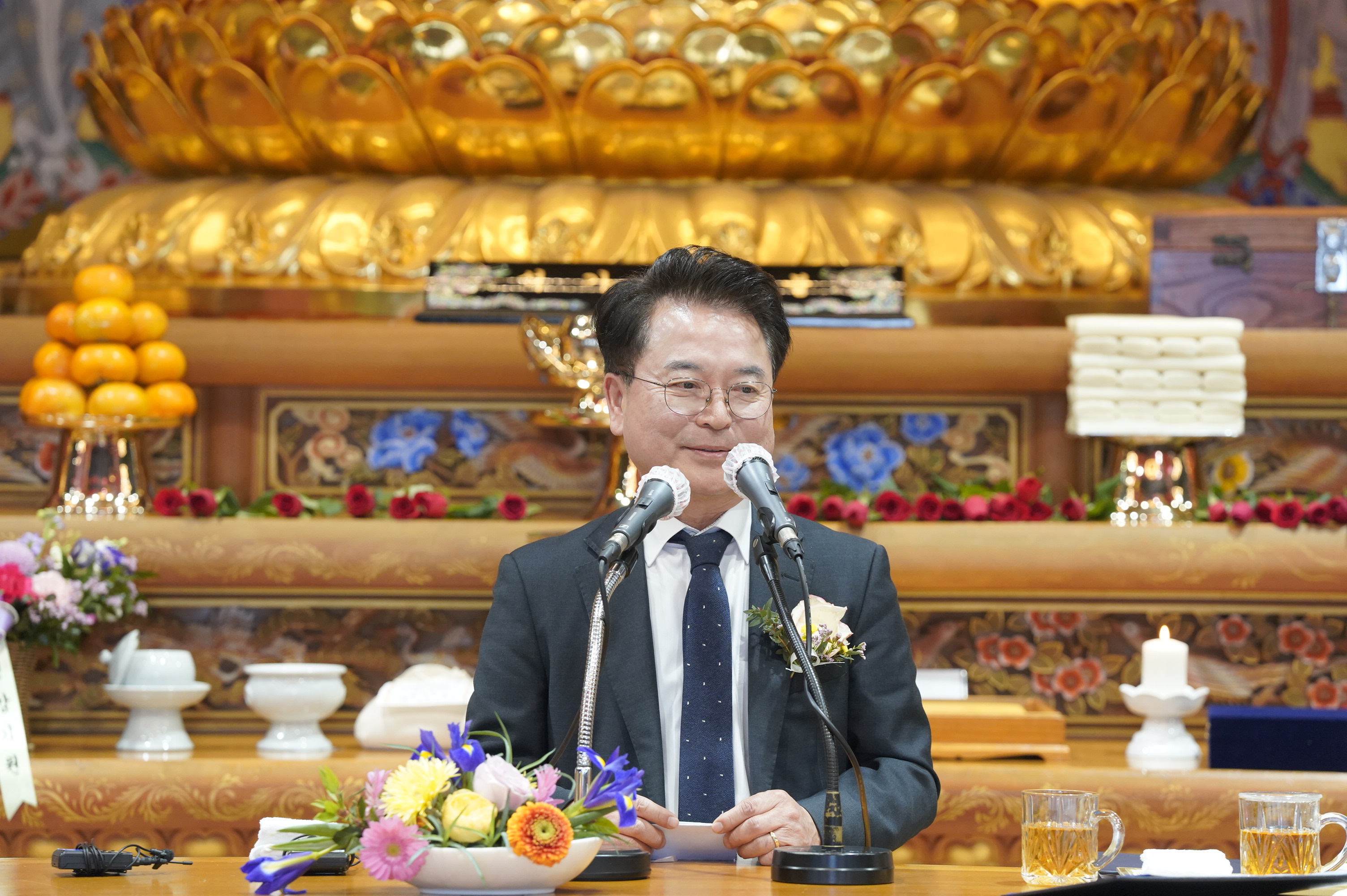 20250123 삼운사 정기법회 및 월중 사암연합회장 취임식