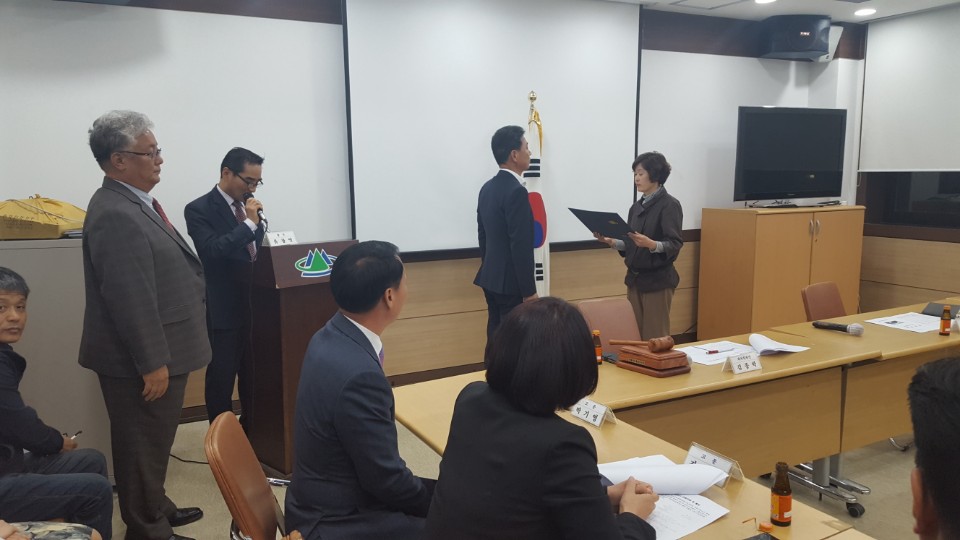후평1동 10월 주민자치위원회 월례회의