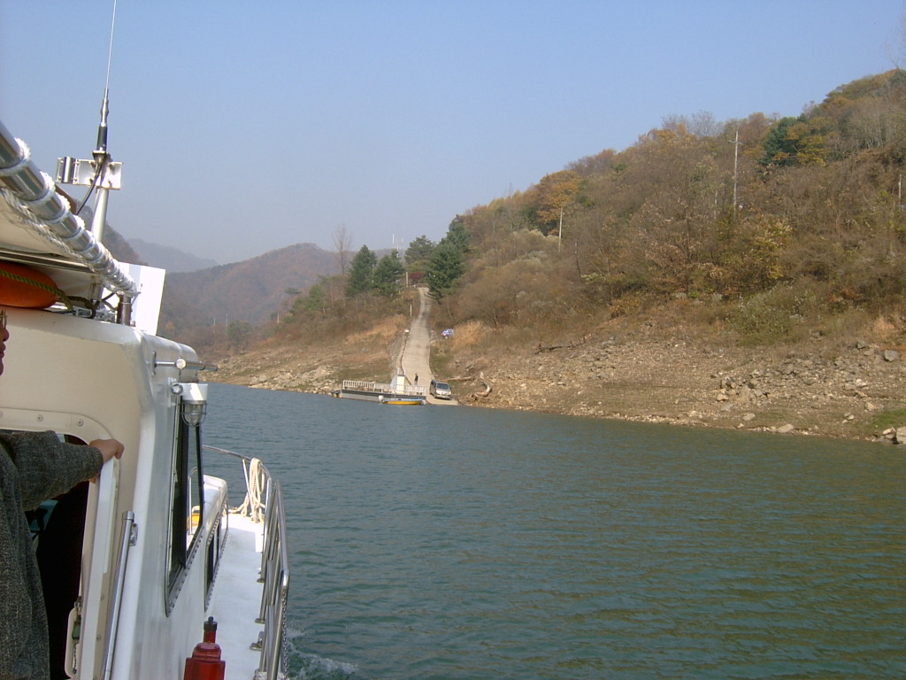 오항리 뱃터 전경