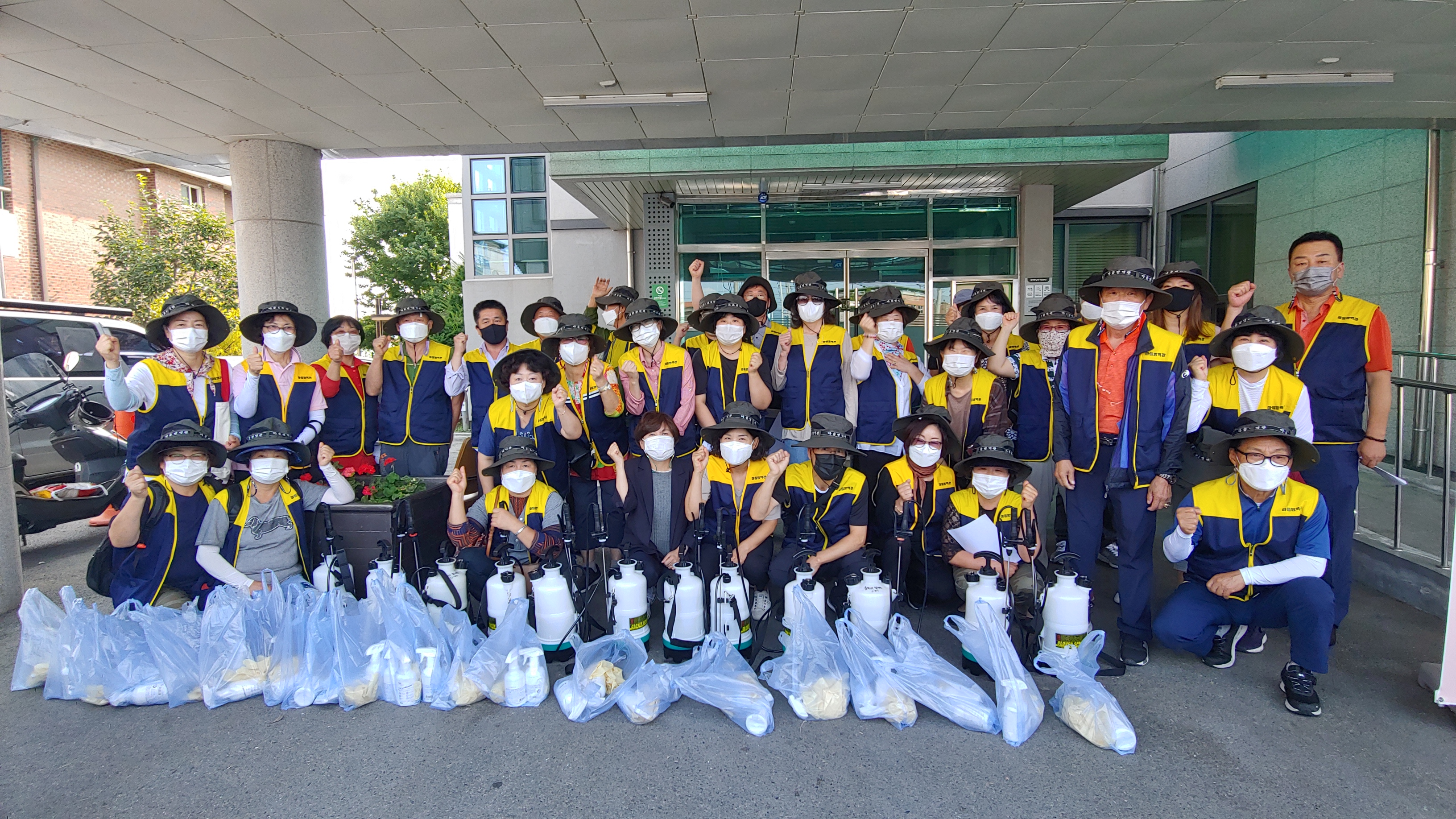 마을생활방역단 추석대비 방역실시