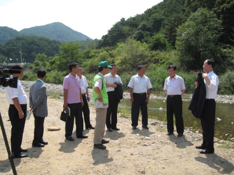 가산권역 지내천현장 답사