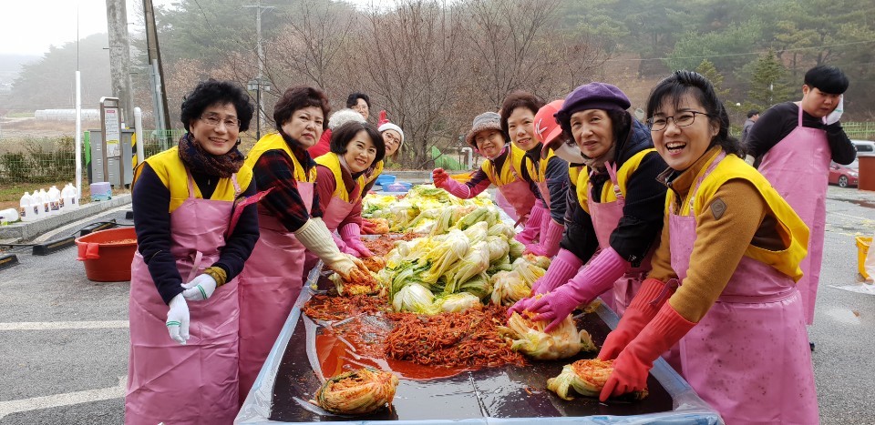효자2동 통장협의회 참사랑의집 김장봉사