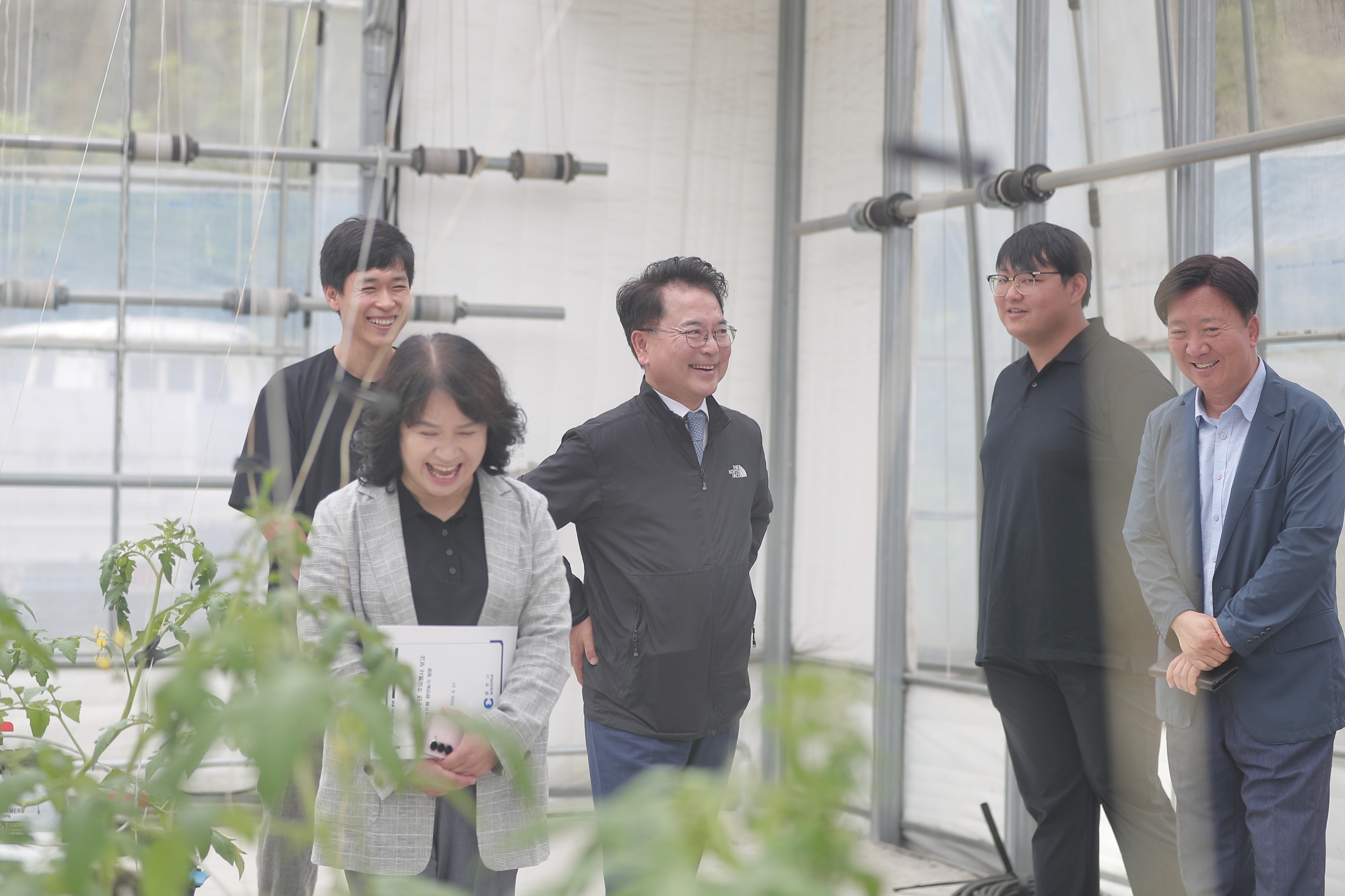스마트팜 청년농가 방문