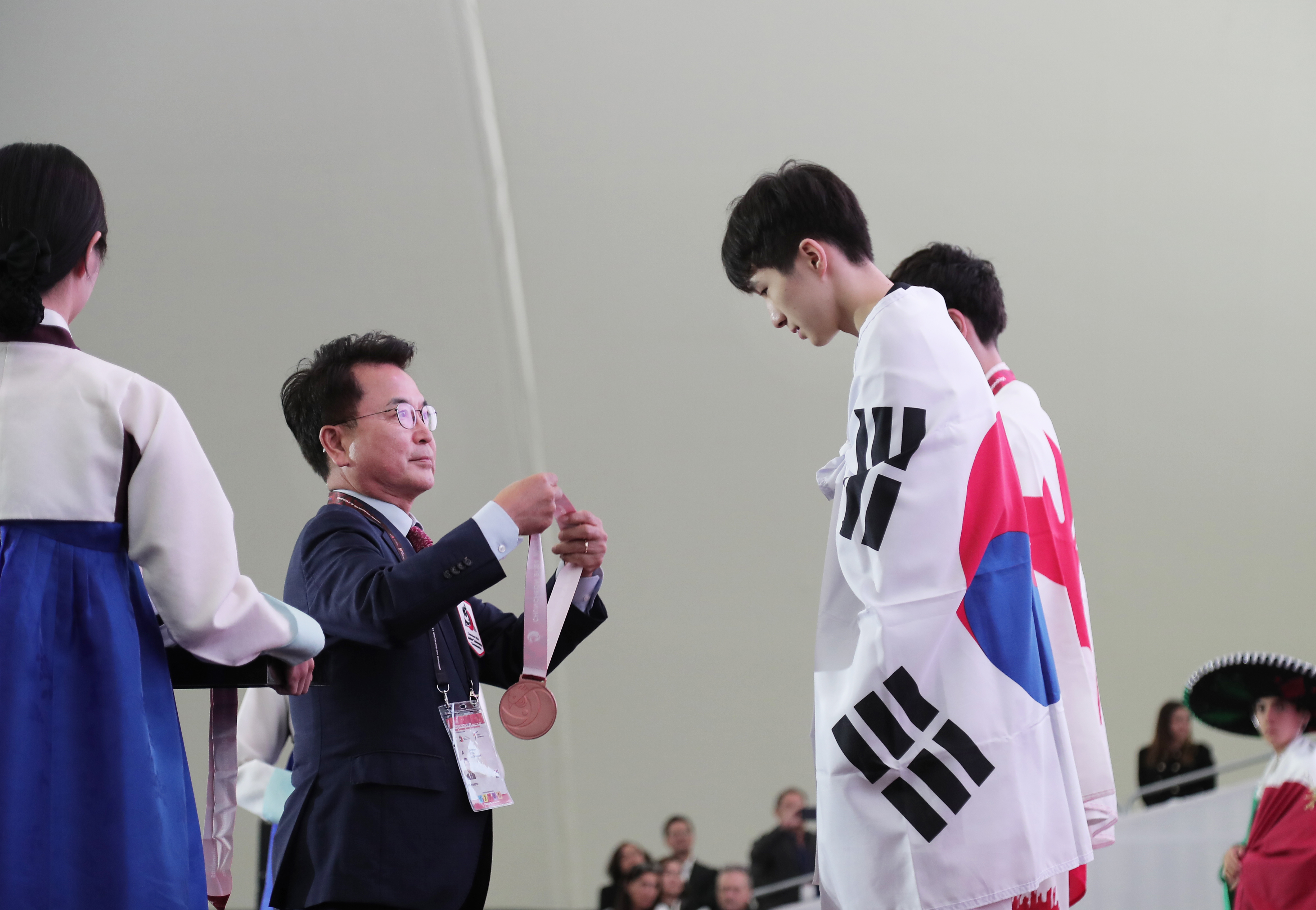 WT 주니어선수권대회 시상식