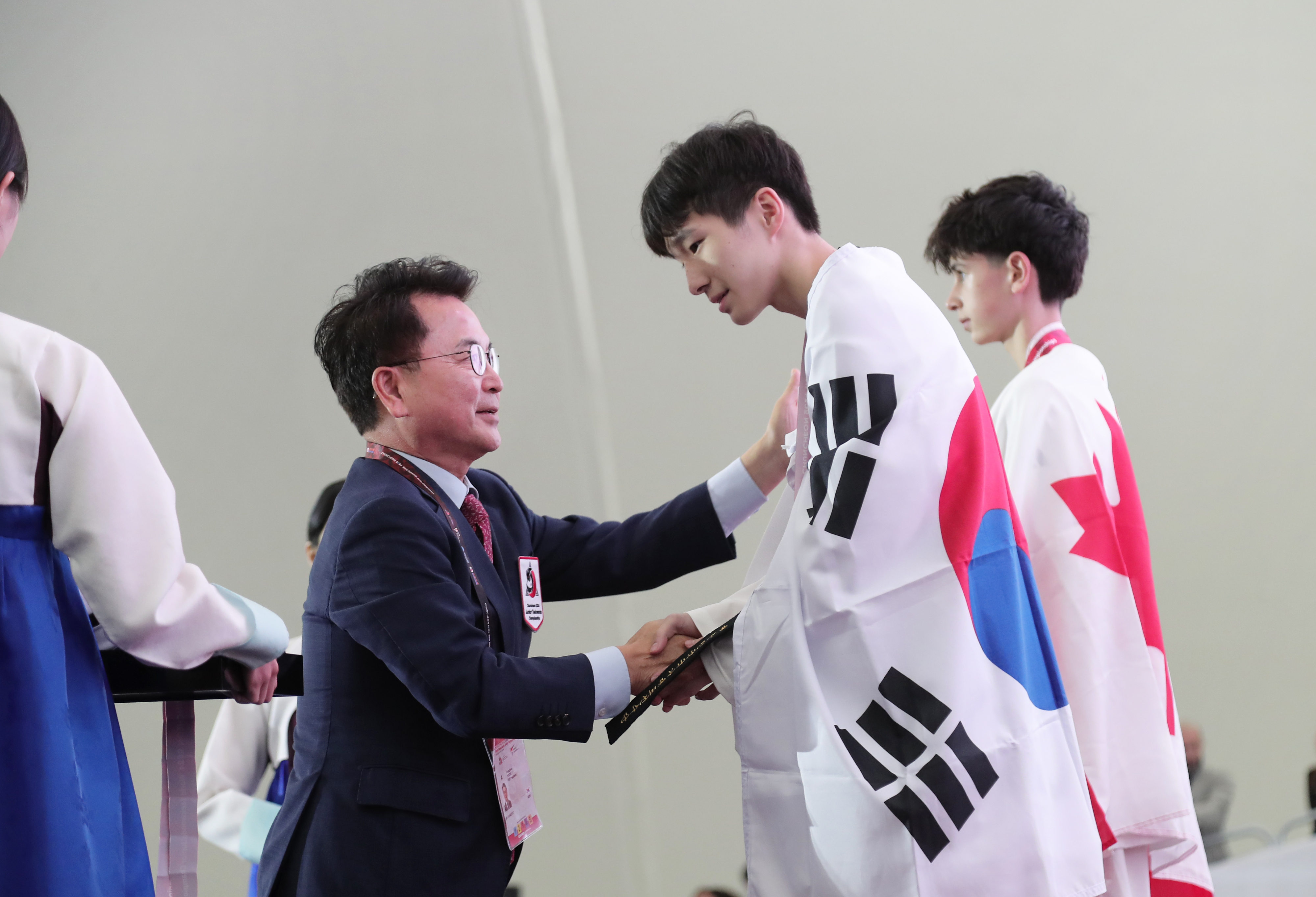 WT 주니어선수권대회 시상식