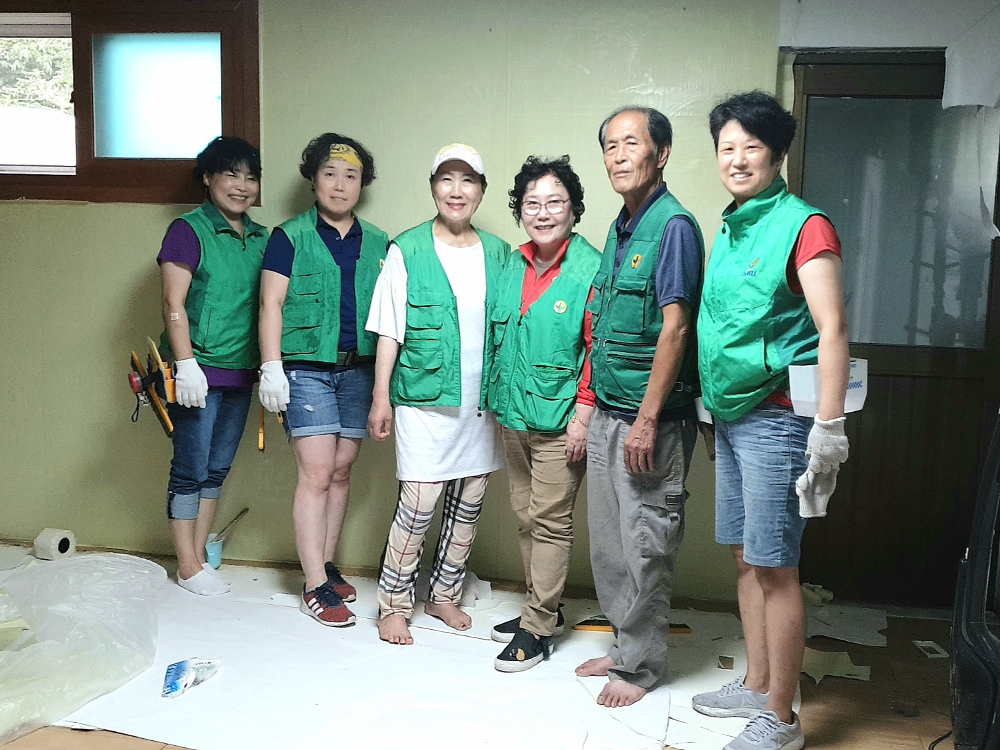 190905 강남동 새마을부녀회 도배봉사