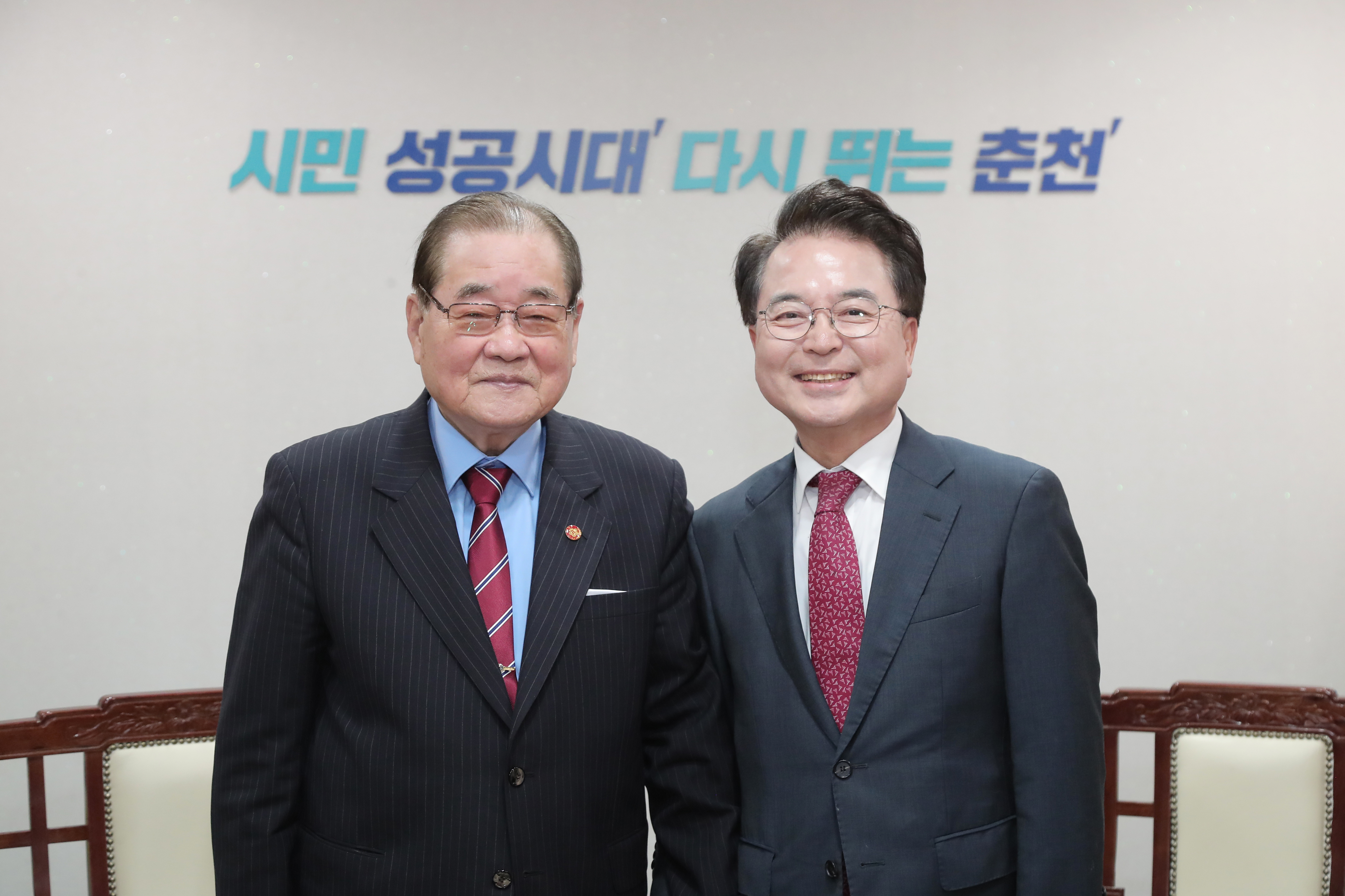 이종찬 광복회장 면담