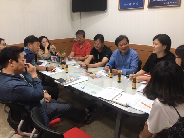 주민자치회 마을계획단 활동 협의(주민자치 임원회의)