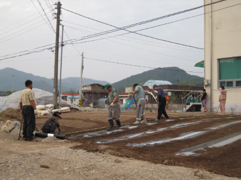 가산골마을혁신시스템추진단 주말농장 조성