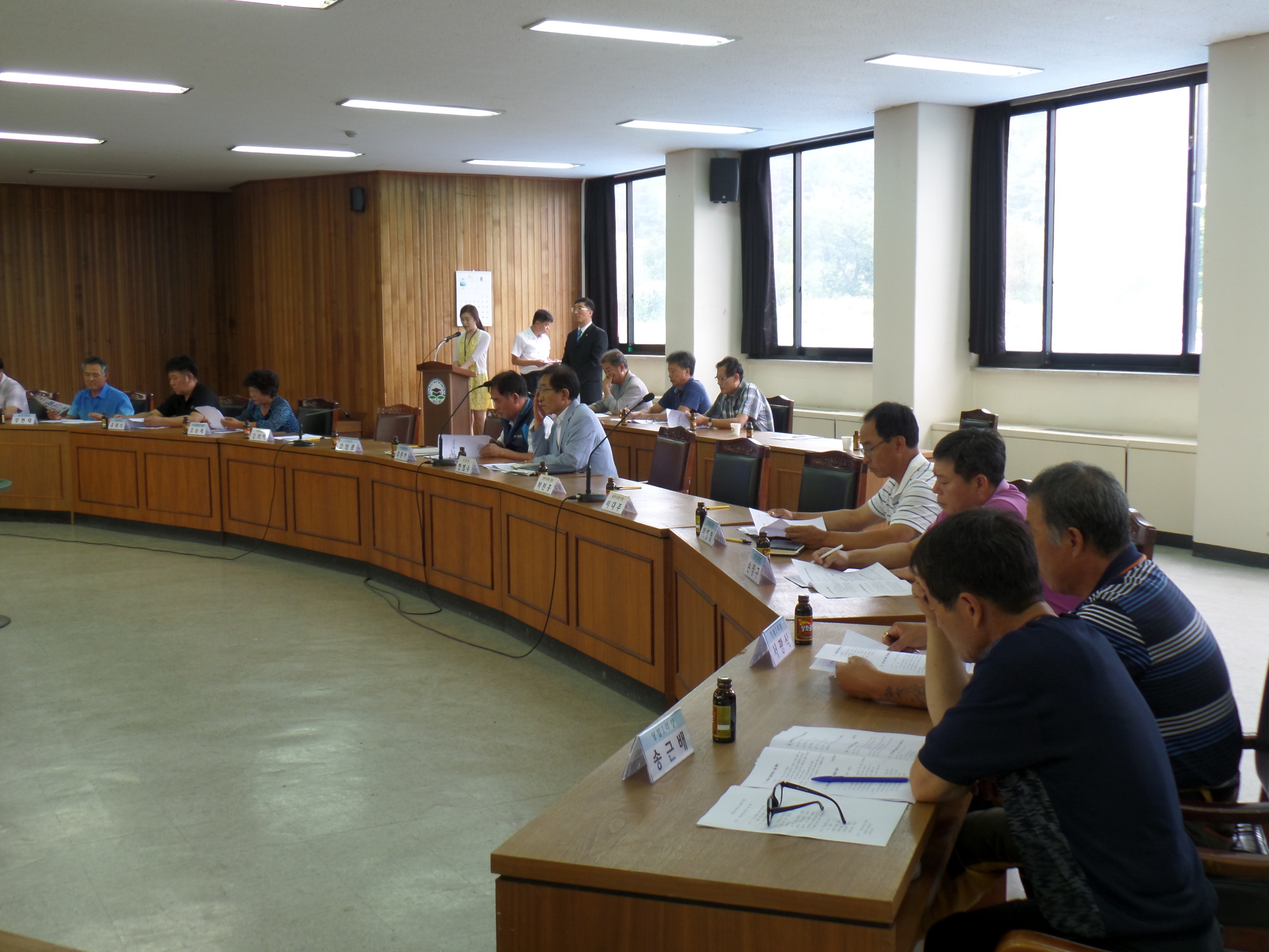 2014년8월 이장월례회의
