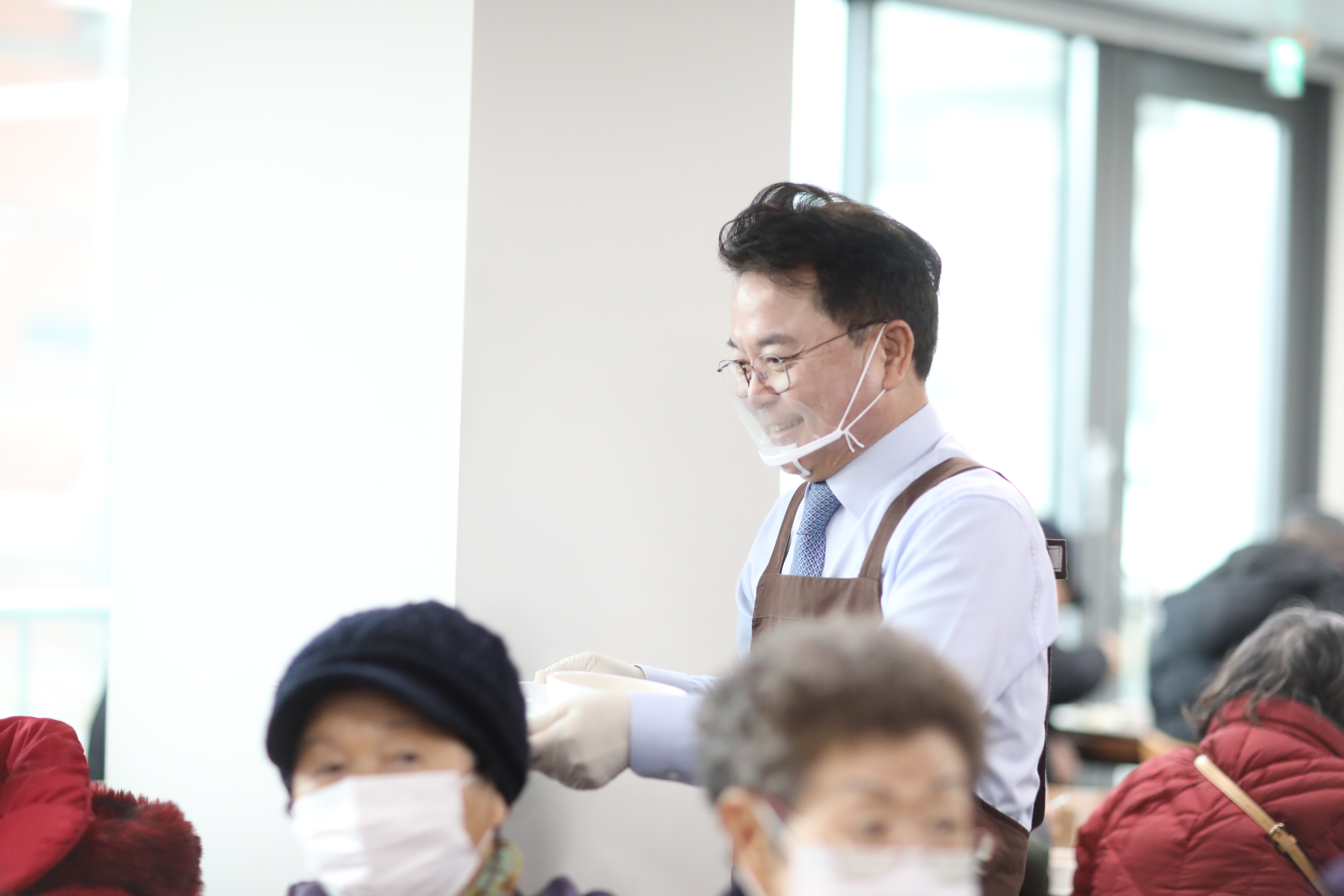 무료급식 배식봉사
