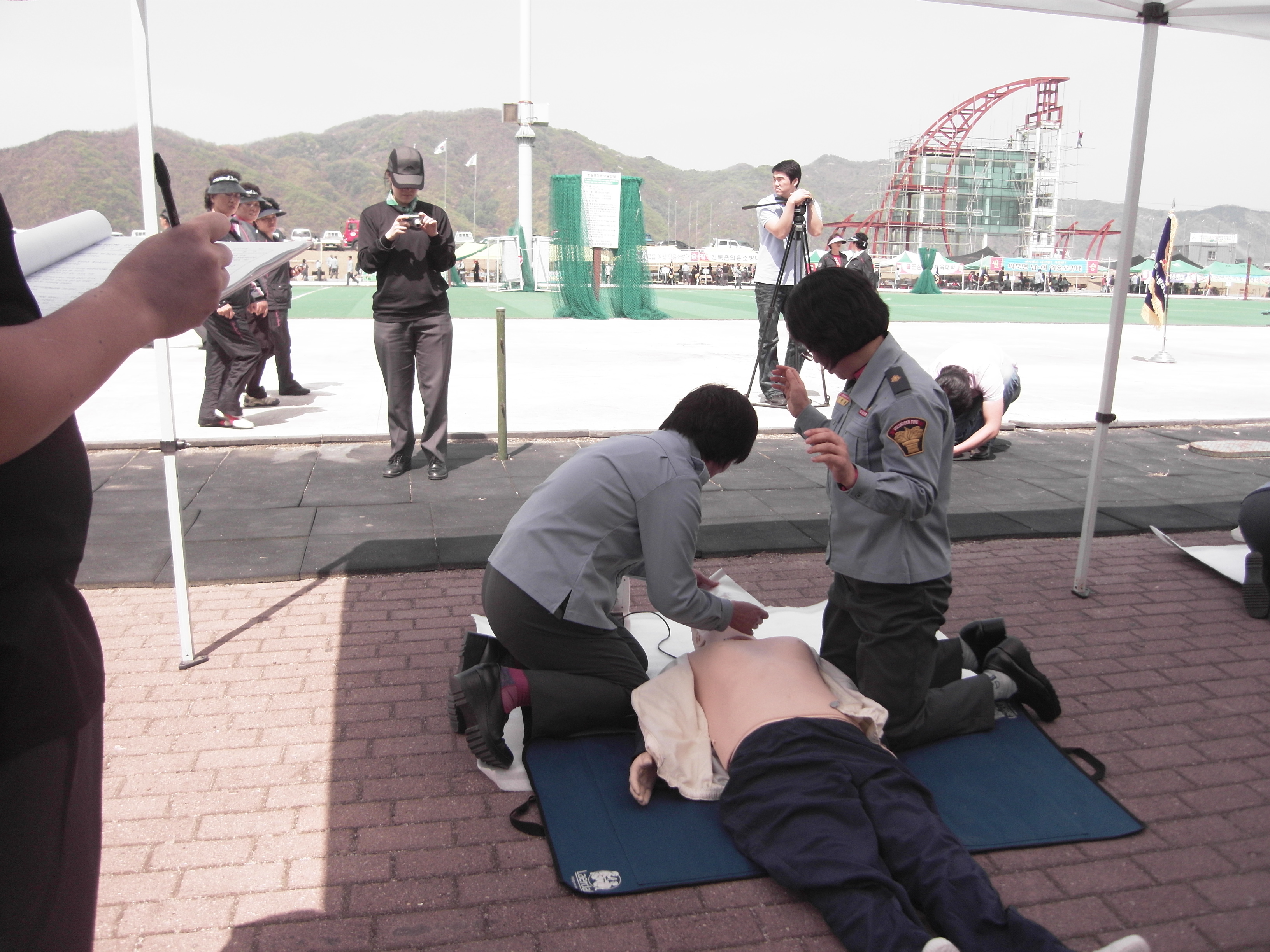 제9회 춘천시의용소방대 소방기술경연 및 체육대회