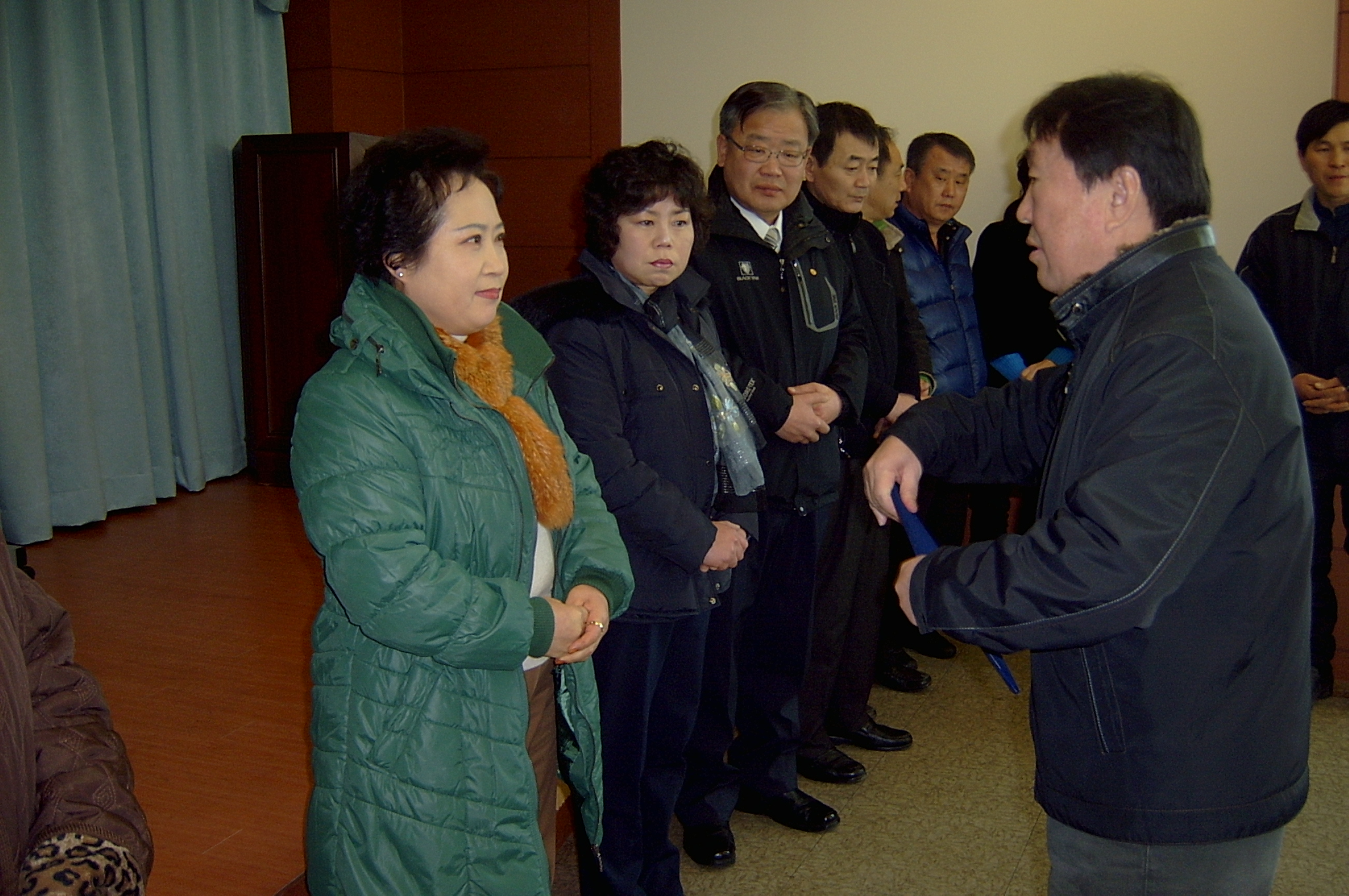 12개 통 신임통장 위촉
