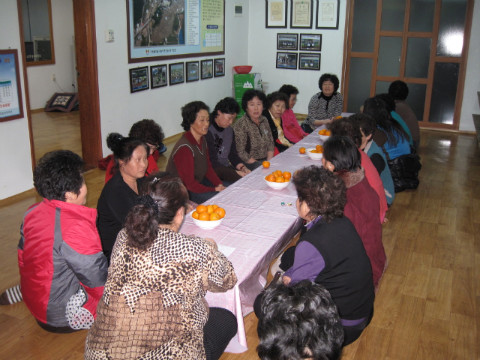 가산골마을 부녀회 결산총회