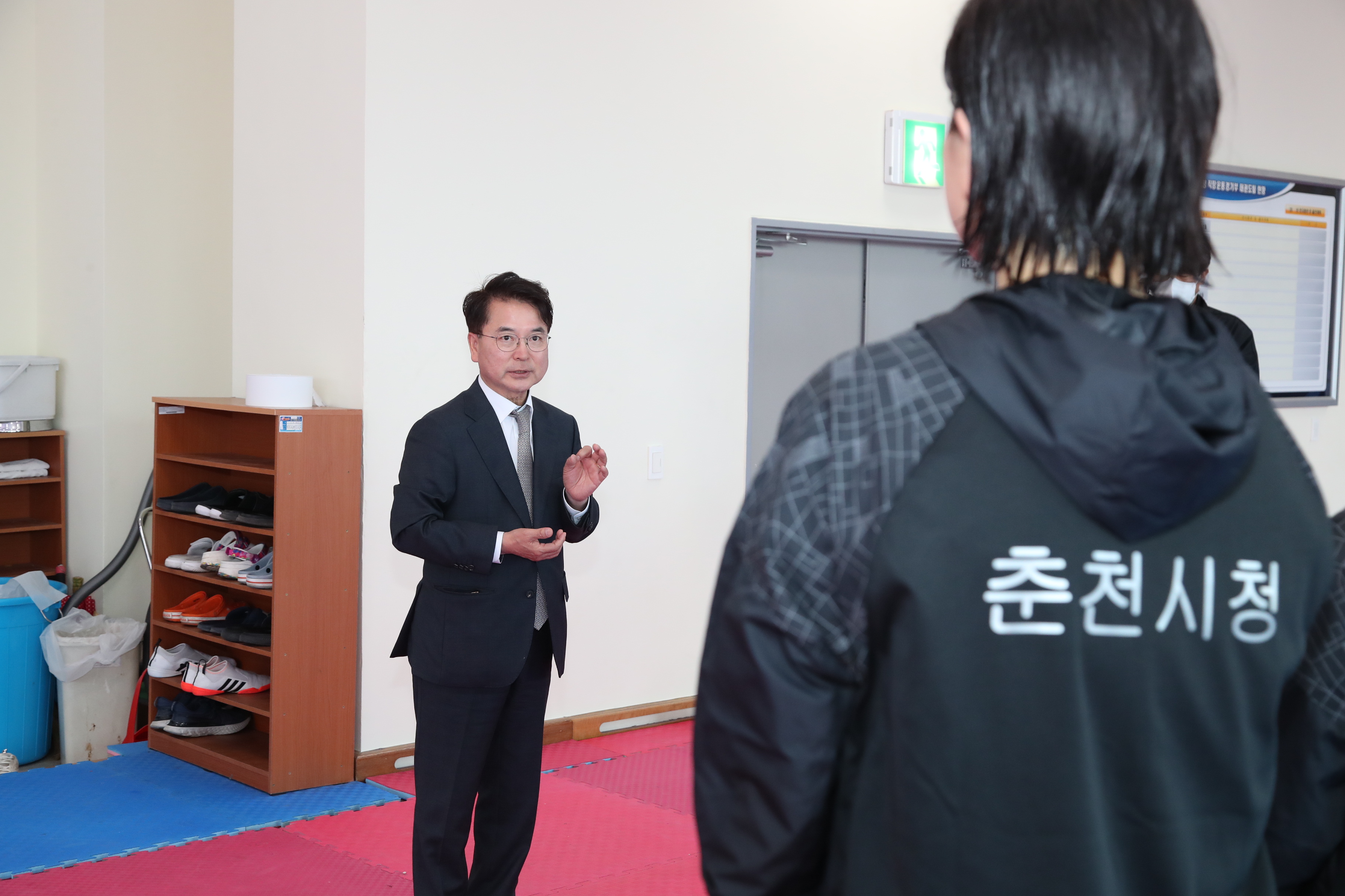 춘천시청 태권도팀 방문