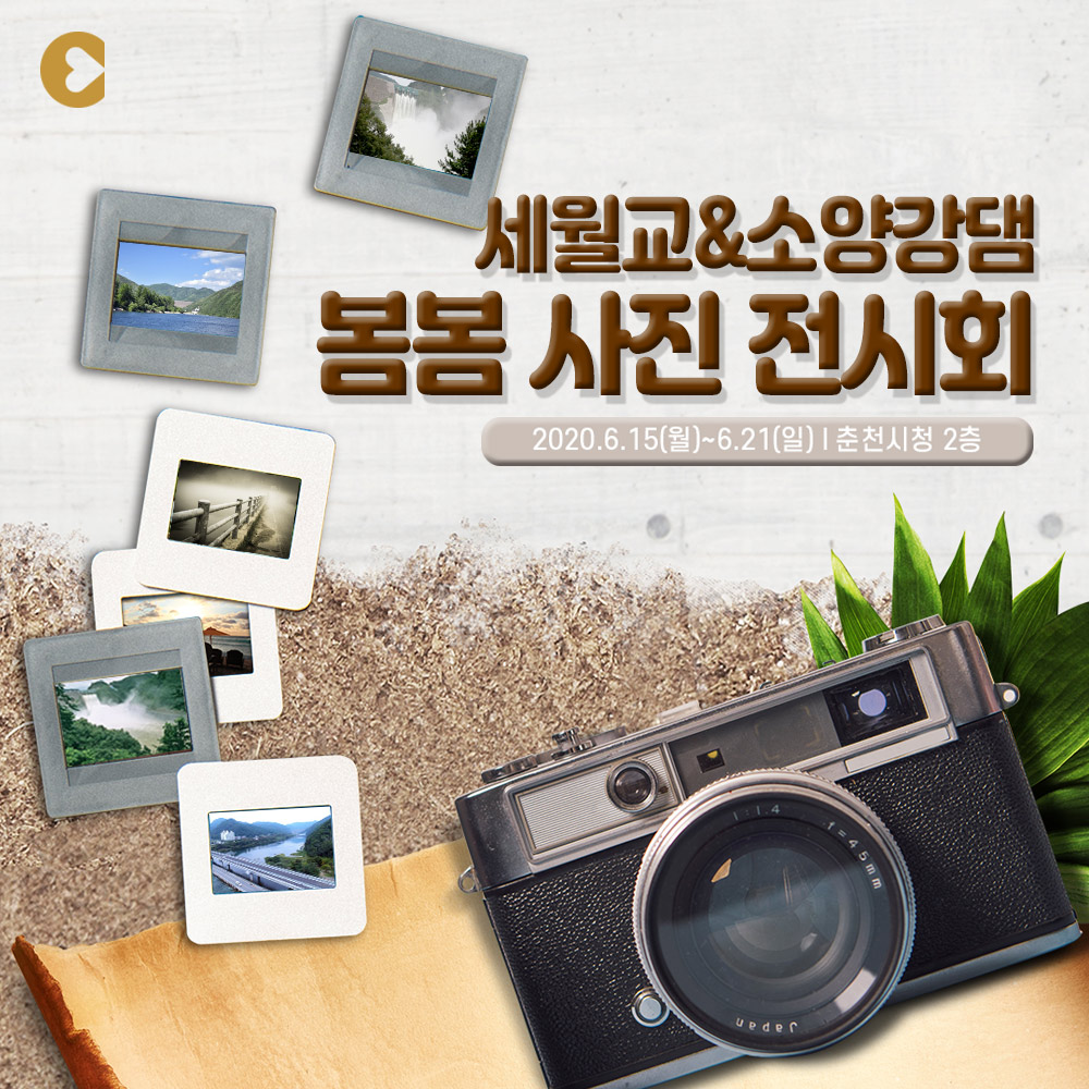 세월교&소양강댐 봄봄 사진 전시회