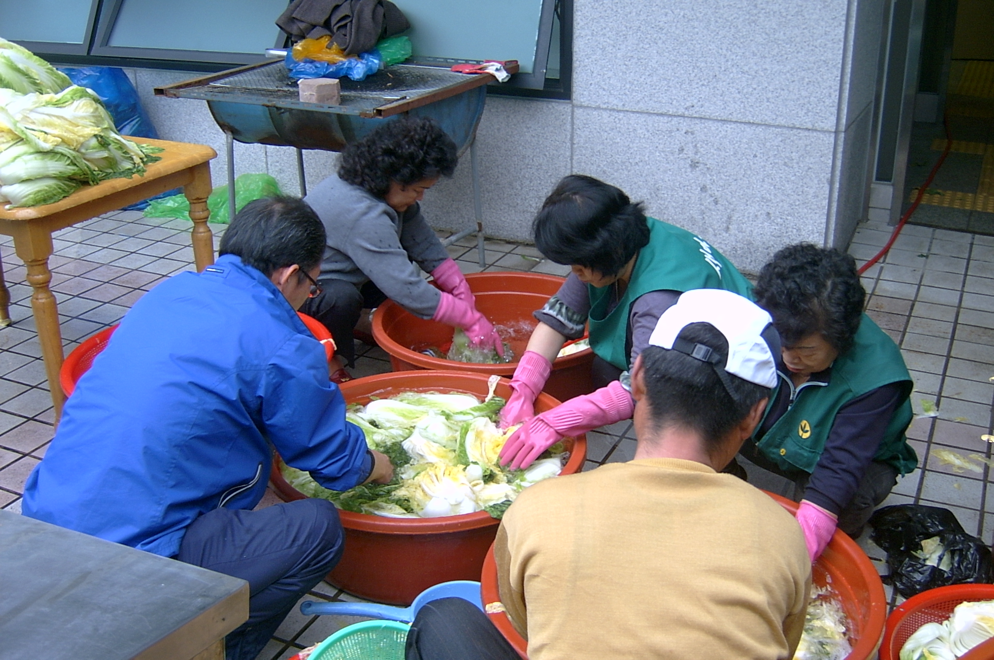 2011 무료급식소 김장 실시