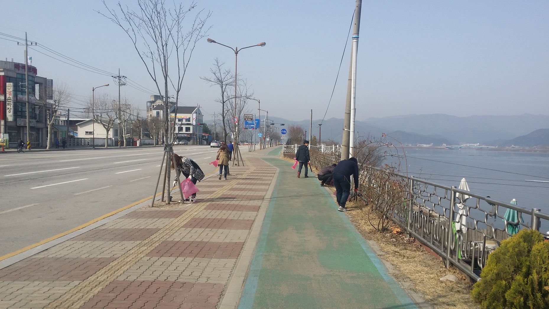 3월 의암호 주변 환경정화운동