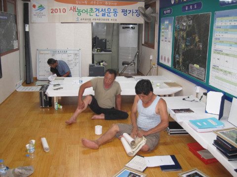 월곡리 새/농심사 준비