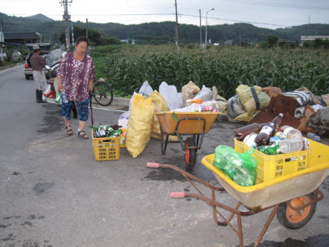 가산골마을 새/농 폐품수집