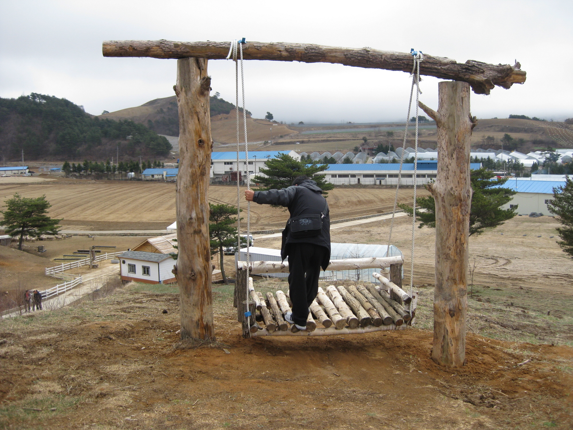 선진지 환상적인 조형물