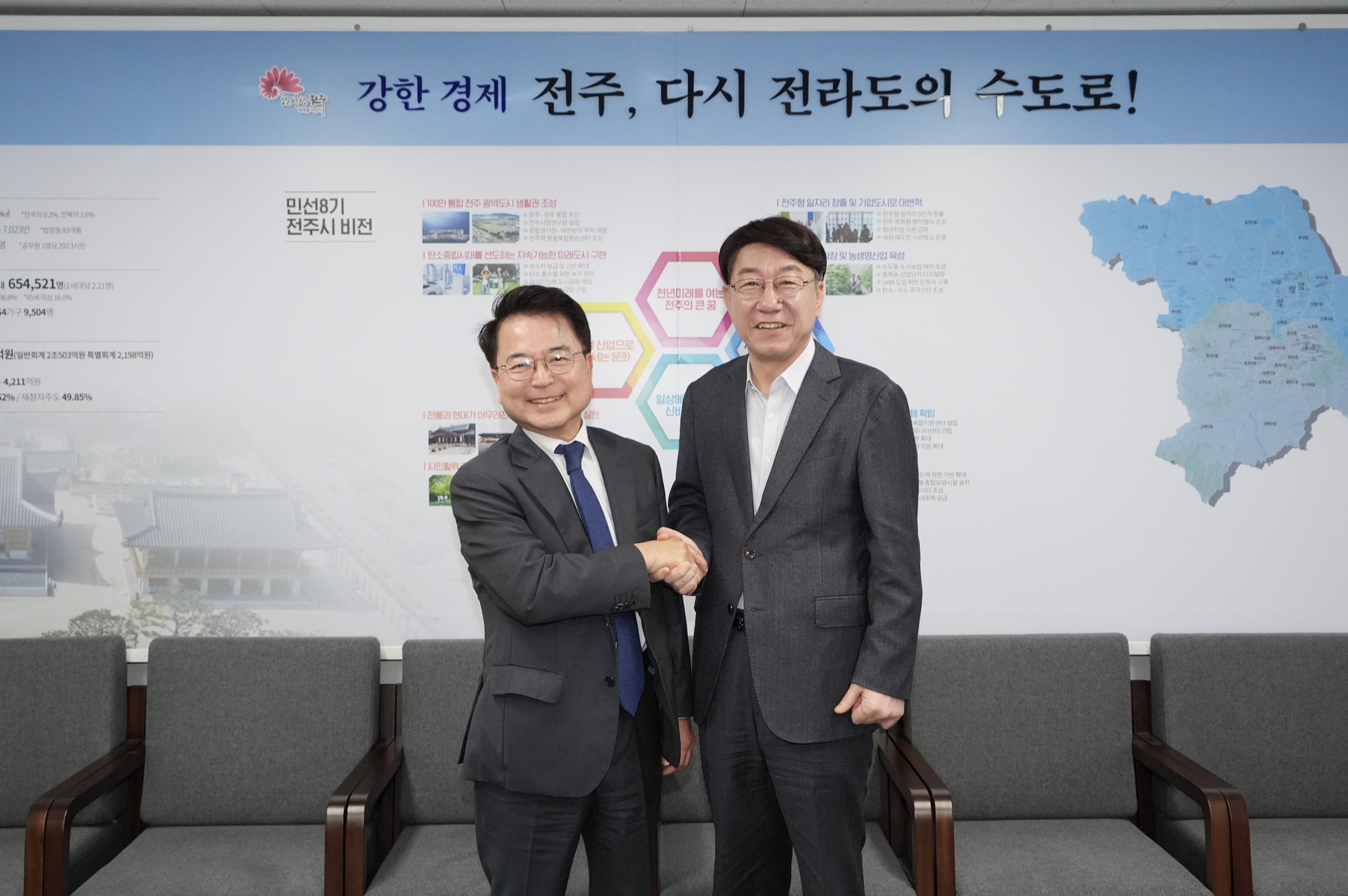 전주시장 면담