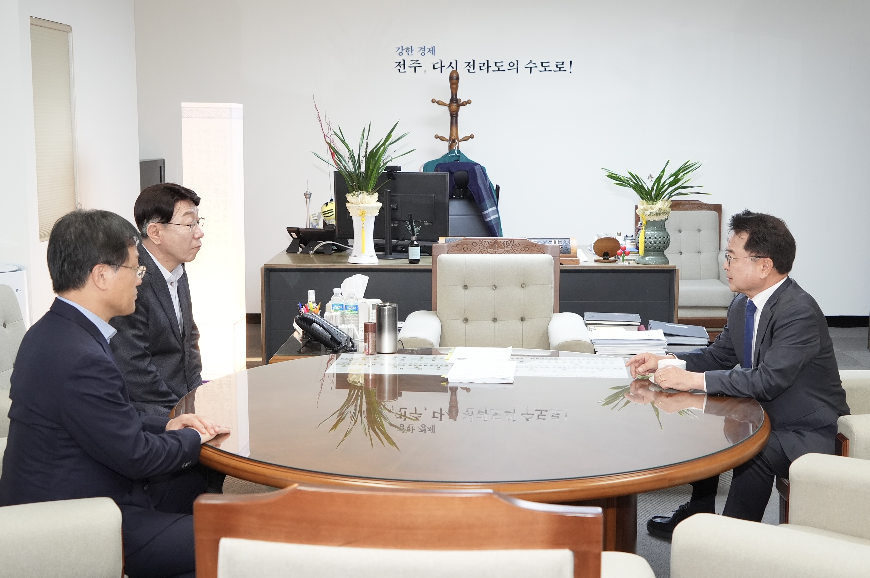 전주시장 면담