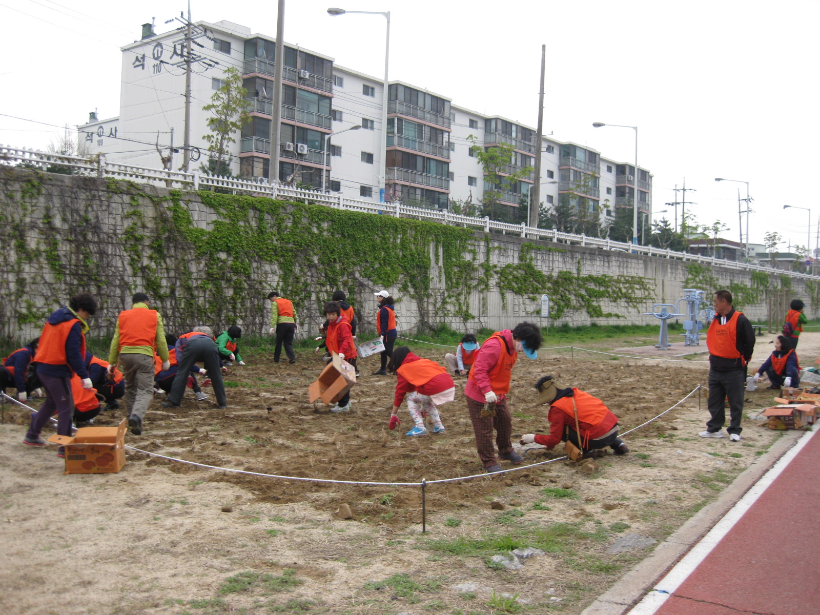 공지천 낭만산책로 가꾸기1