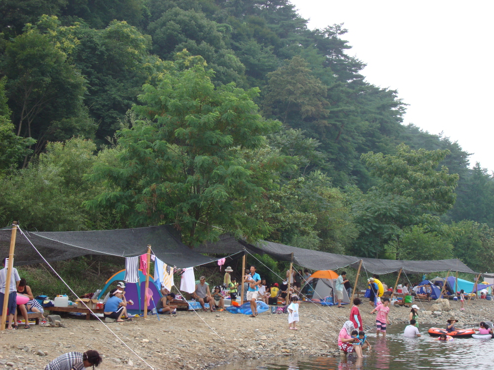 지내천변의 휴일 (7.31일)