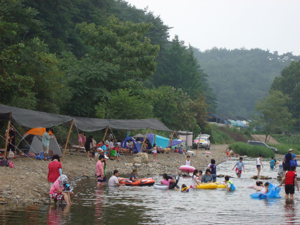 지내천변의 휴일 (7.31일)