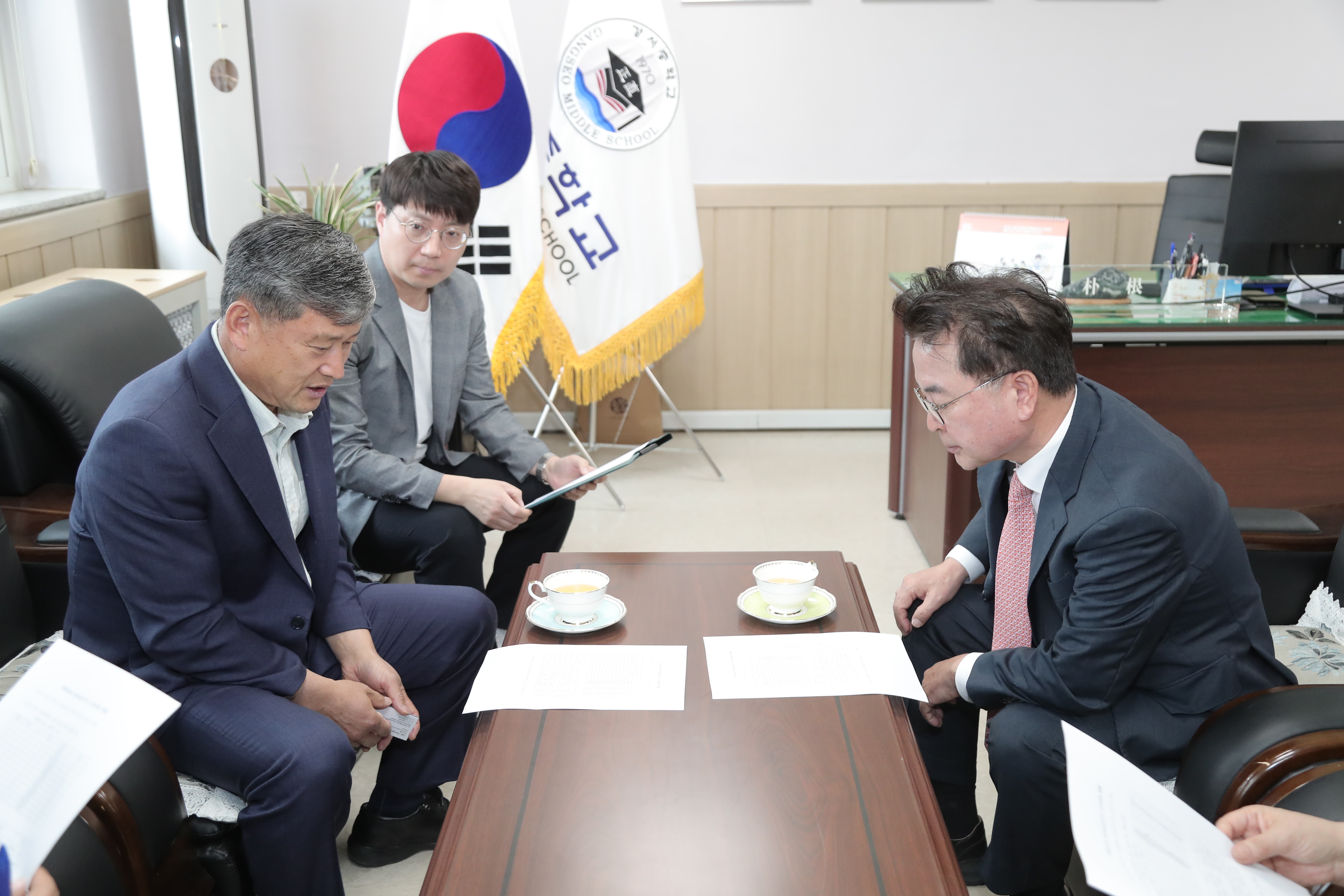 교육발전특구 수행학교 방문